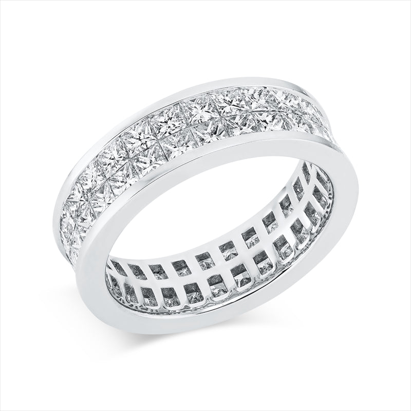 Ring aus 750/-18 Karat Weißgold mit 58 Diamanten 4