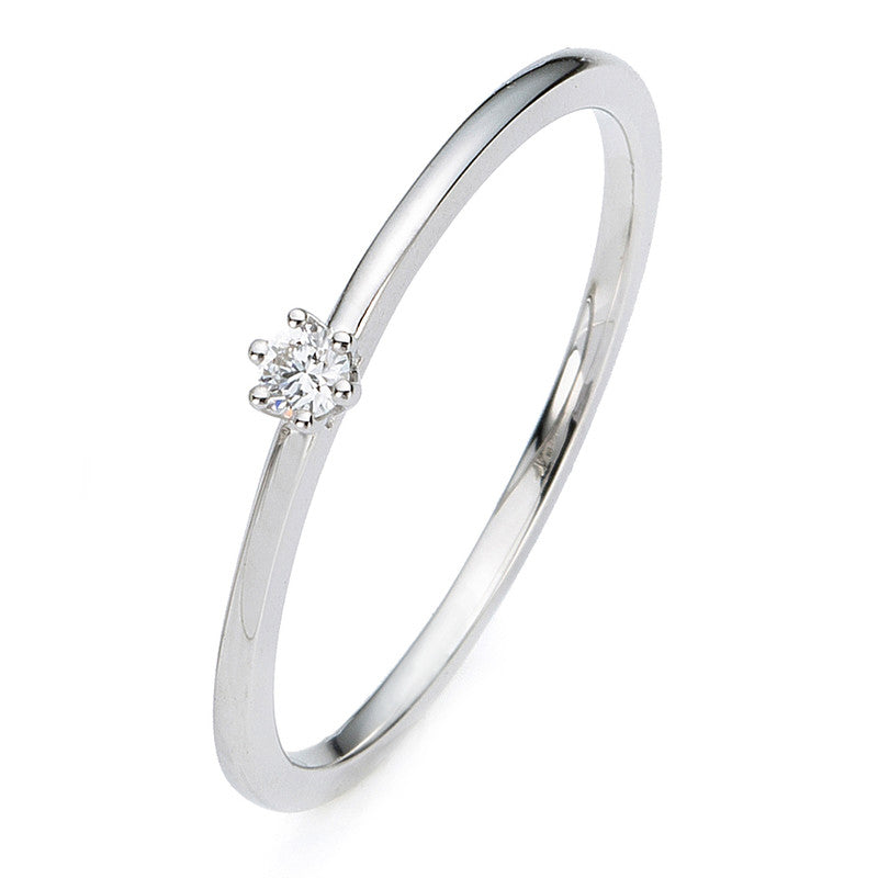 Ring    aus 950/-Platin Platin mit 1 Diamant 0