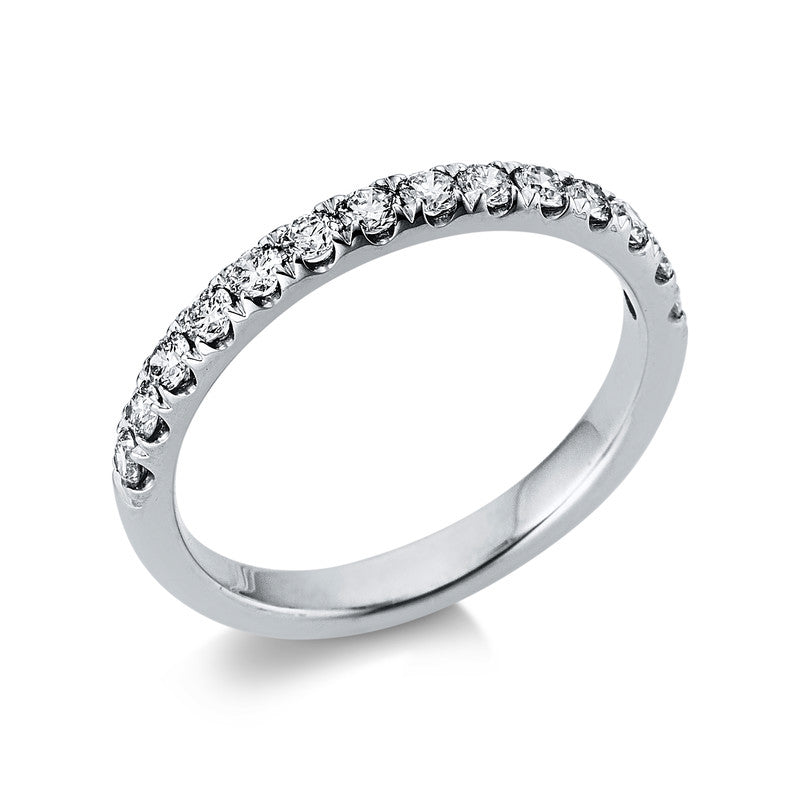 Ring    aus 750/-18 Karat Weißgold mit 14 Diamanten 0