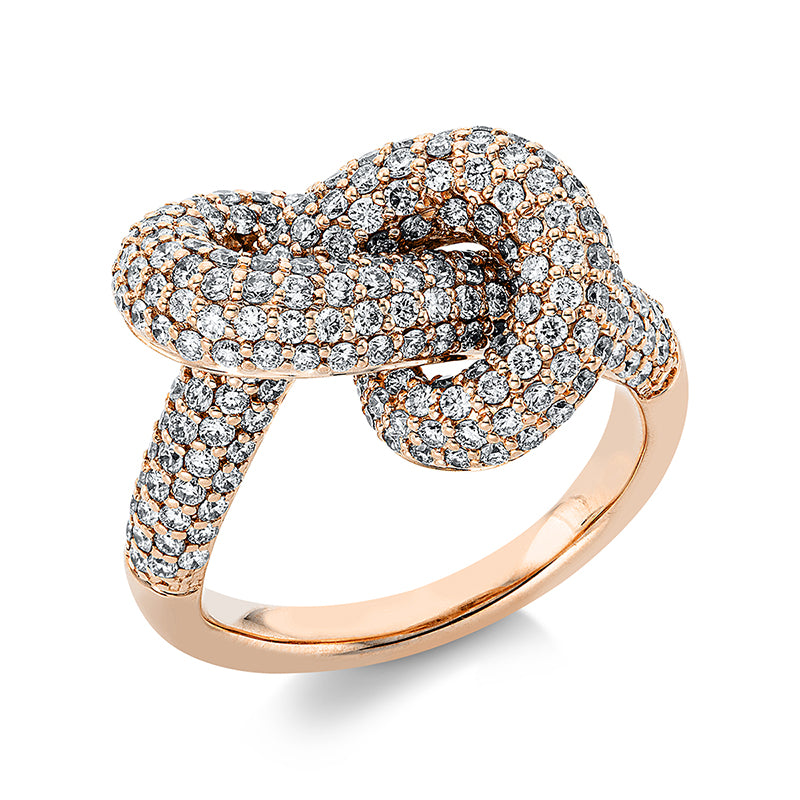 Ring - Pavé aus Gold mit Diamanten - 1AH05