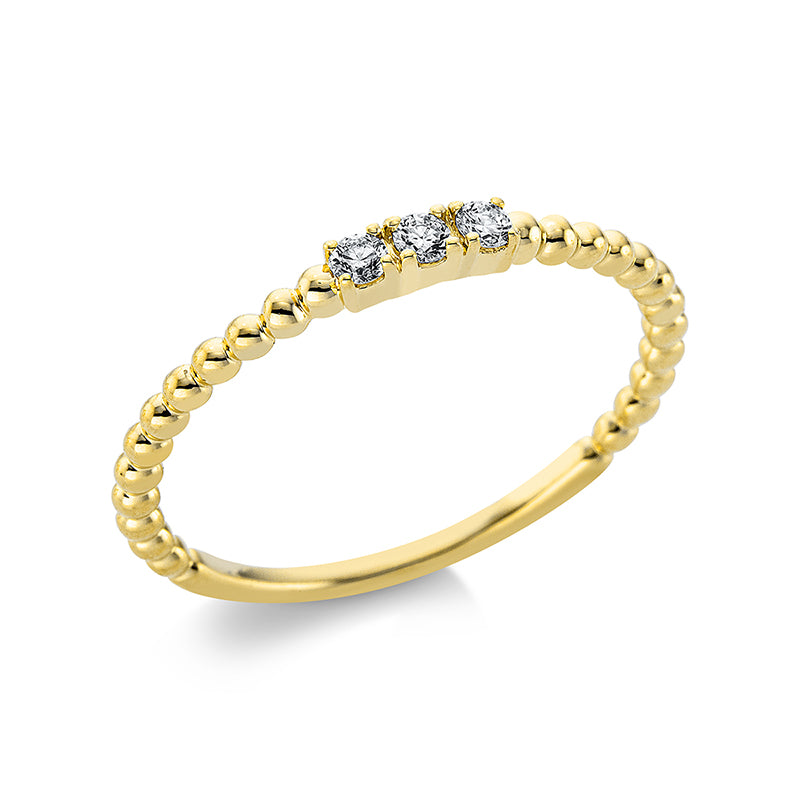 Ring - Moderner Schmuck aus Gold mit Diamanten - 1AK07