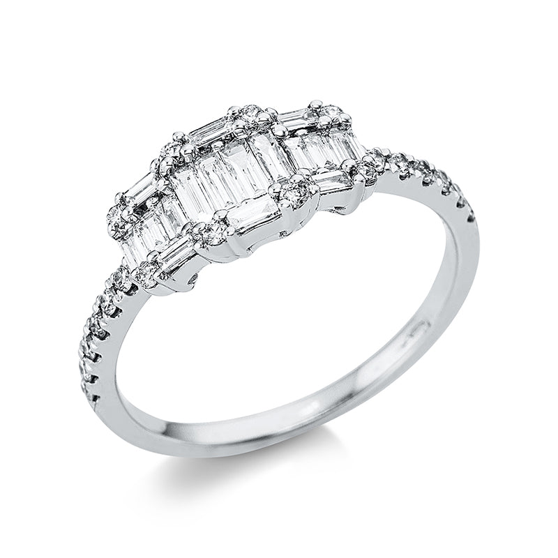 Ring    aus 750/-18 Karat Weißgold mit 36 Diamanten 0