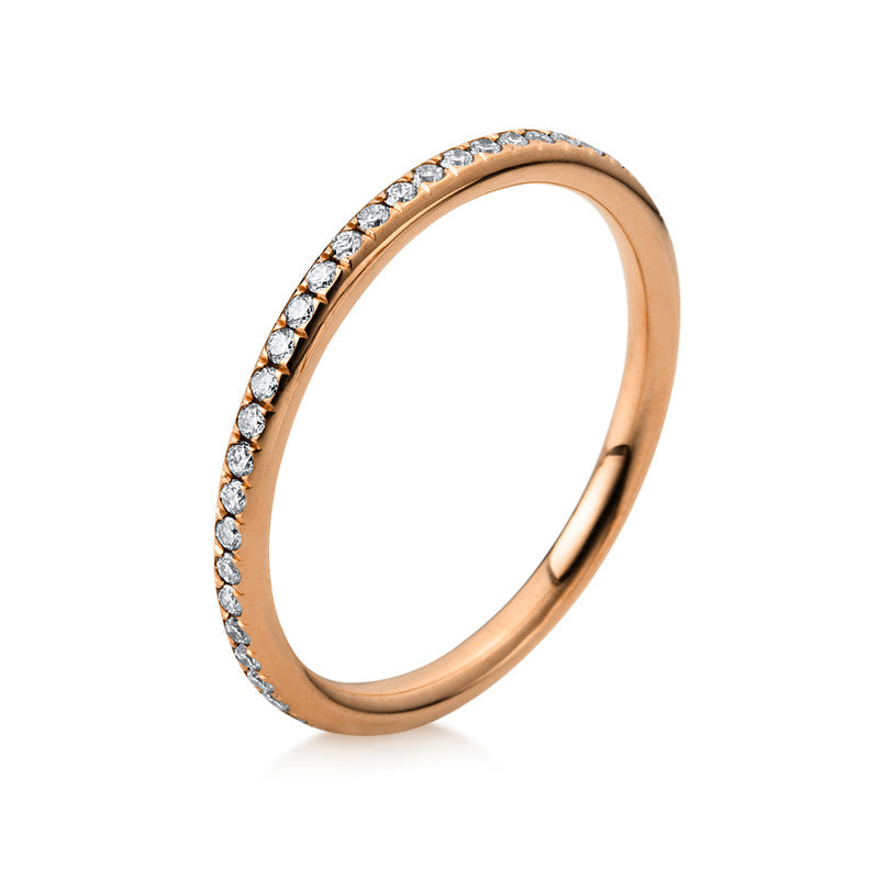 Ring - Memoire voll aus Gold mit Diamanten - 1B832