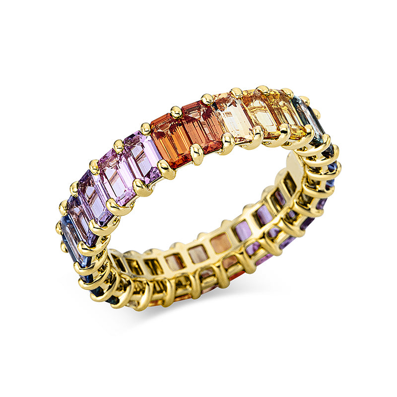 Ring mit Saphir  aus 750/-18 Karat Gelbgold MPM_SKIP_FIELD 