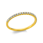 Ring    aus 750/-18 Karat Gelbgold mit 21 Diamanten 0
