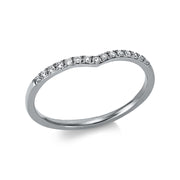 Ring    aus 750/-18 Karat Weißgold mit 15 Diamanten 0