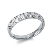 Ring    aus 750/-18 Karat Weißgold mit 26 Diamanten 0