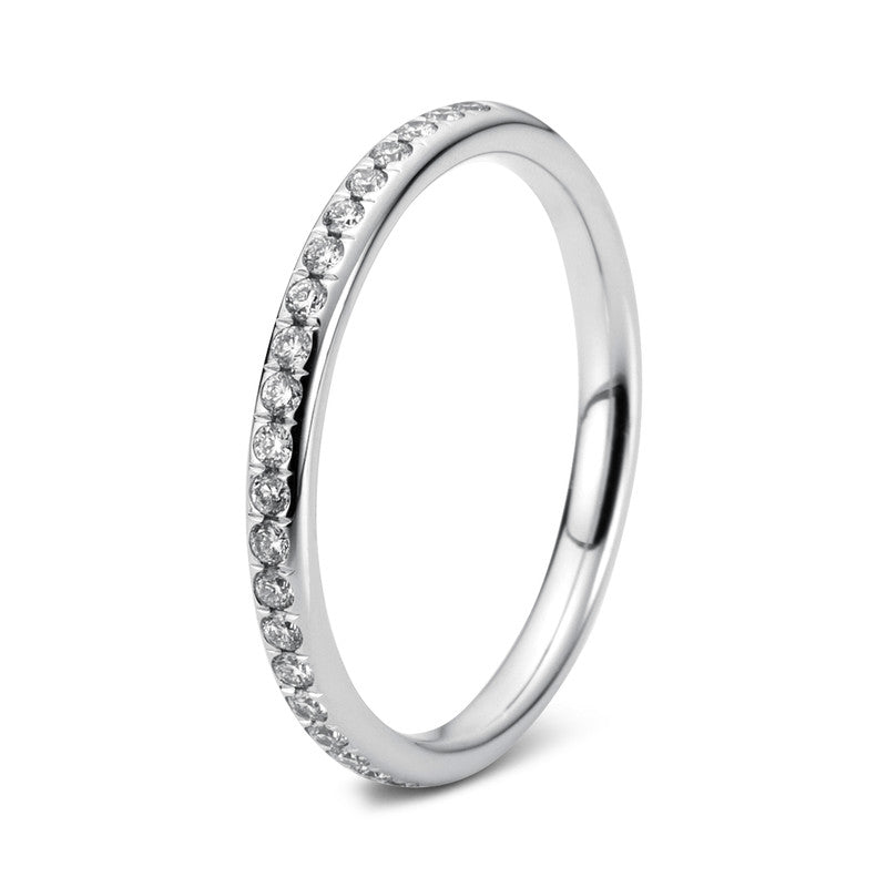 Ring    aus 750/-18 Karat Weißgold mit 25 Diamanten 0