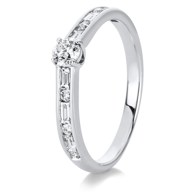 Ring    aus 750/-18 Karat Weißgold mit 13 Diamanten 0