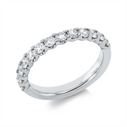 Ring    aus 750/-18 Karat Weißgold mit 13 Diamanten 0