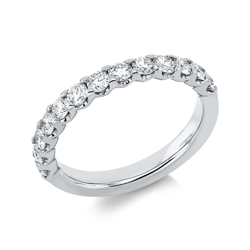 Ring    aus 750/-18 Karat Weißgold mit 13 Diamanten 0