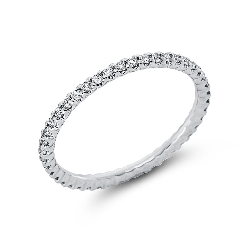 Ring    aus 750/-18 Karat Weißgold mit 42 Diamanten 0