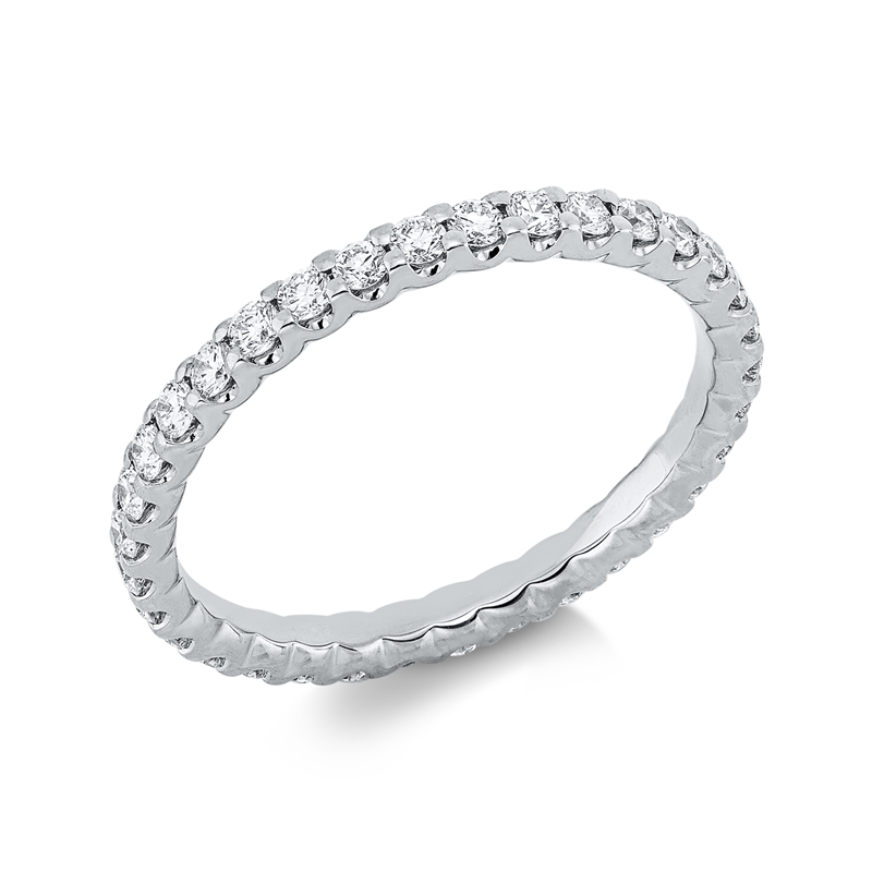 Ring    aus 750/-18 Karat Weißgold mit 34 Diamanten 0