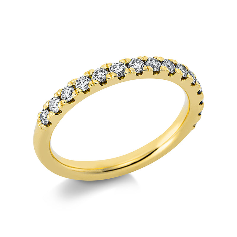 Ring - Memoire halb aus Gold mit Diamanten - 1CH10