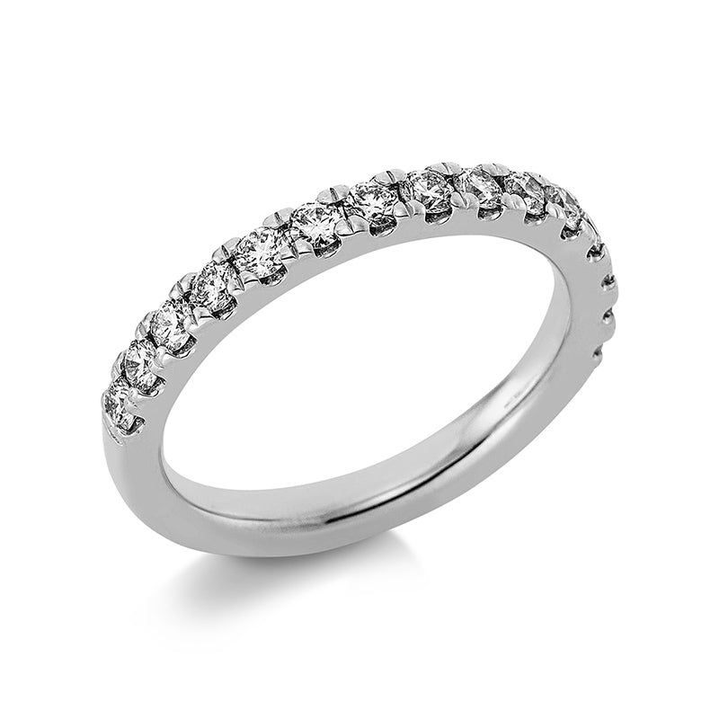 Ring    aus 585/-14 Karat Weißgold mit 15 Diamanten 0