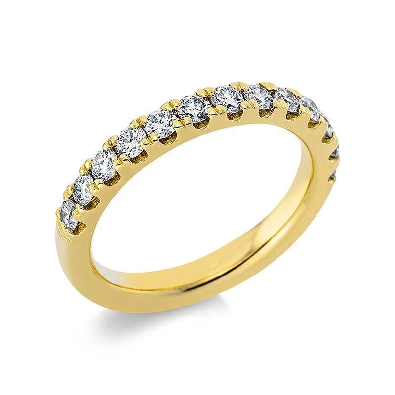 Ring - Memoire halb aus Gold mit Diamanten - 1CH12