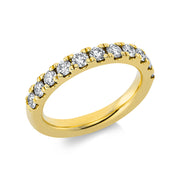 Ring    aus 585/-14 Karat Gelbgold mit 11 Diamanten 0