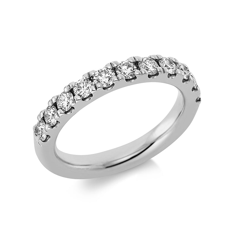 Ring    aus 585/-14 Karat Weißgold mit 11 Diamanten 0