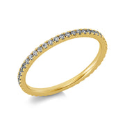 Ring - Memoire voll aus Gold mit Diamanten - 1CH18