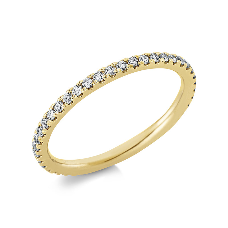 Ring - Memoire voll aus Gold mit Diamanten - 1CH19