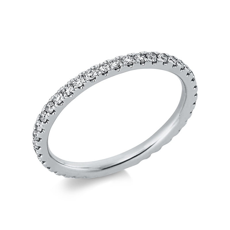 Ring    aus 585/-14 Karat Weißgold mit 36 Diamanten 0