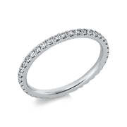 Ring    aus 585/-14 Karat Weißgold mit 36 Diamanten 0