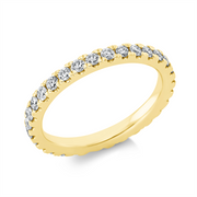 Ring    aus 585/-14 Karat Gelbgold mit 28 Diamanten 0