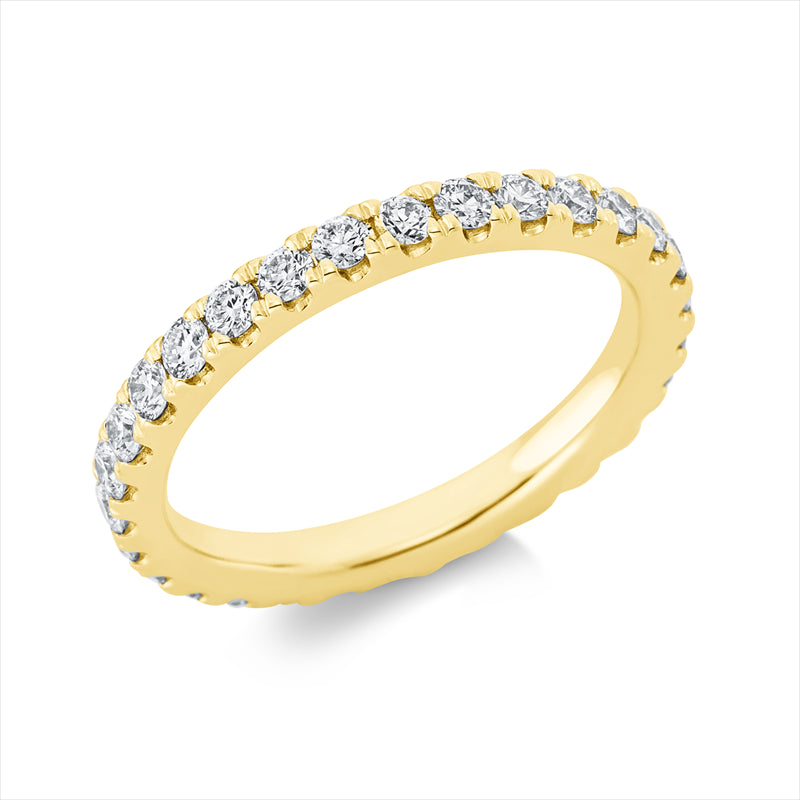 Ring - Memoire voll aus Gold mit Diamanten - 1CH26