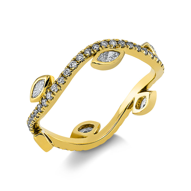 Ring - Moderner Schmuck aus Gold mit Diamanten - 1CJ04