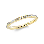 Ring - Memoire voll aus Gold mit Diamanten - 1CL78