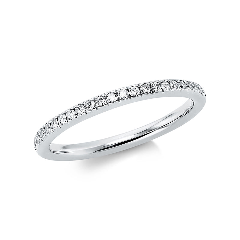 Ring - Memoire voll aus Gold mit Diamanten - 1CL78