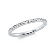 Ring - Memoire halb aus Gold mit Diamanten - 1CM15