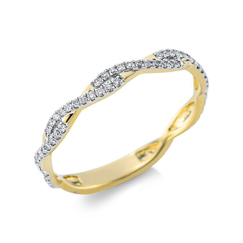 Ring - Moderner Schmuck aus Gold mit Diamanten - 1CP54