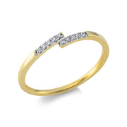 Ring - Moderner Schmuck aus Gold mit Diamanten - 1CP57