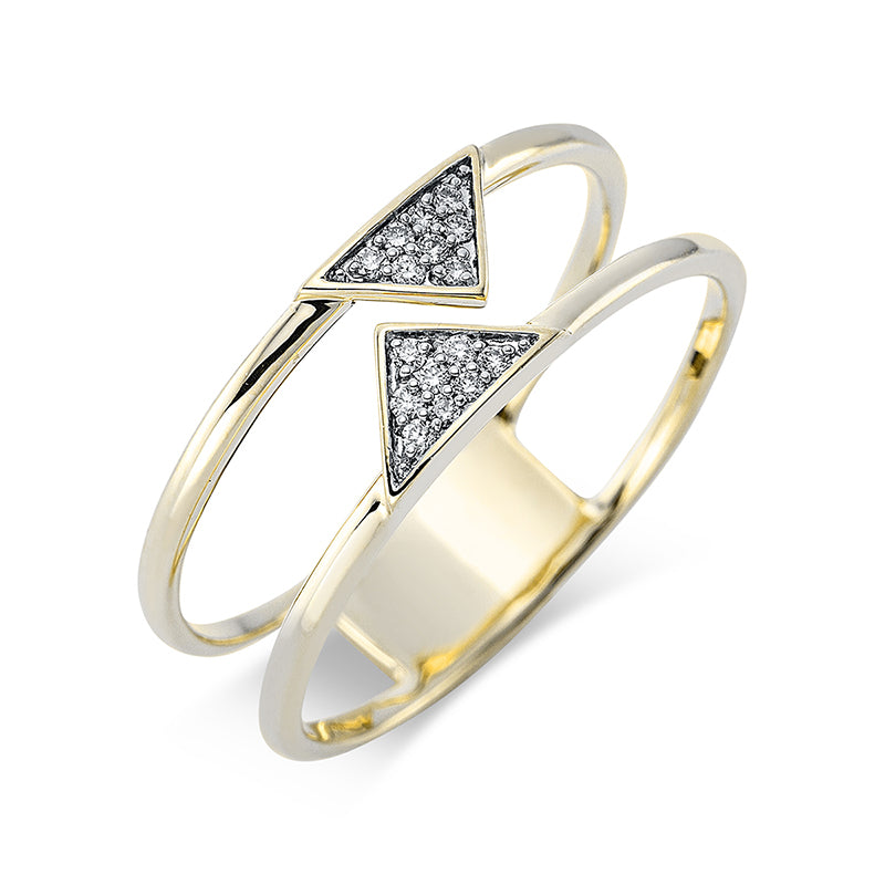 Ring - Moderner Schmuck aus Gold mit Diamanten - 1CP71