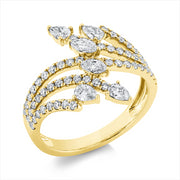 Ring - Moderner Schmuck aus Gold mit Diamanten - 1DA62