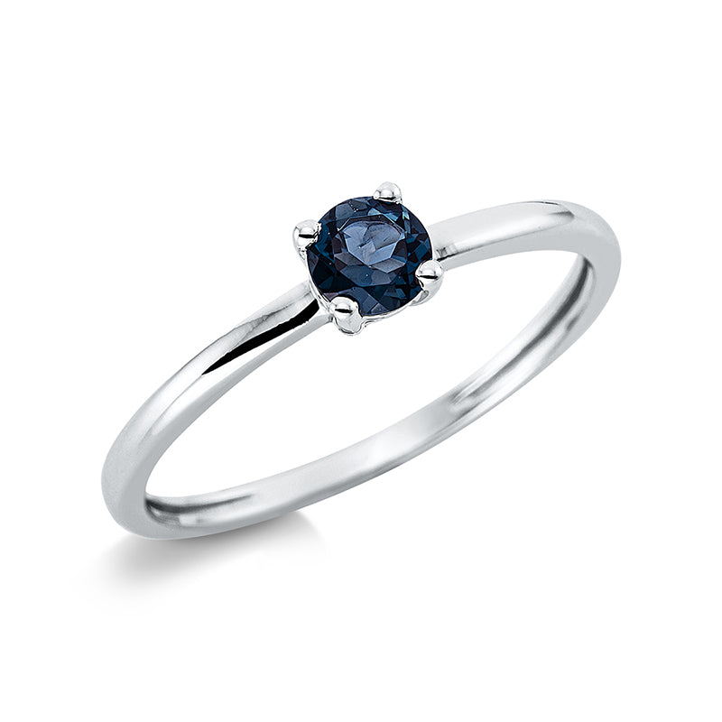 Ring mit Topas  aus 750/-18 Karat Weißgold  
