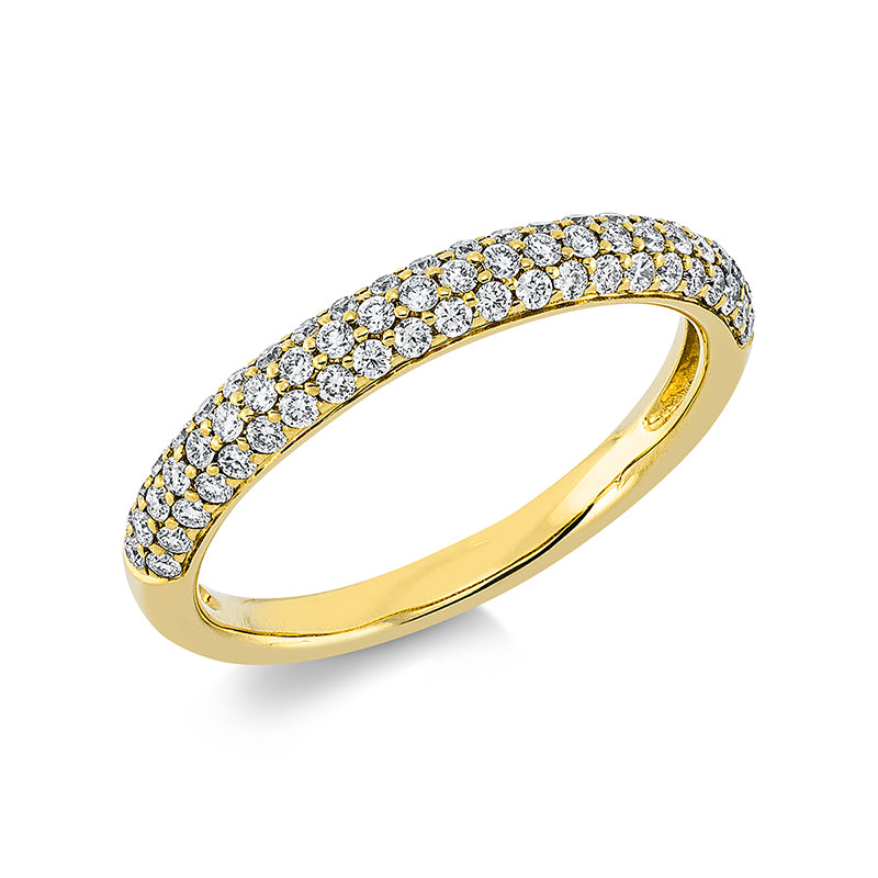 Ring - Pavé aus Gold mit Diamanten - 1DL27