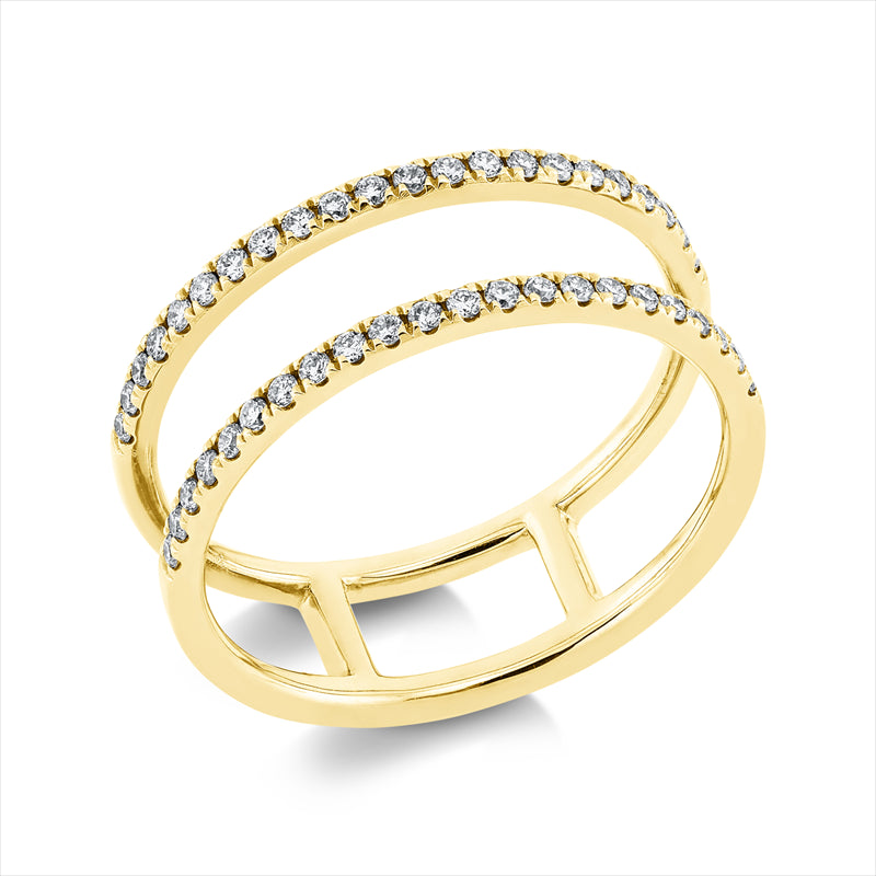 Ring - Moderner Schmuck aus Gold mit Diamanten - 1DL60