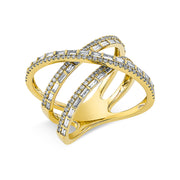 Ring aus Gold mit Diamanten - 1DL75