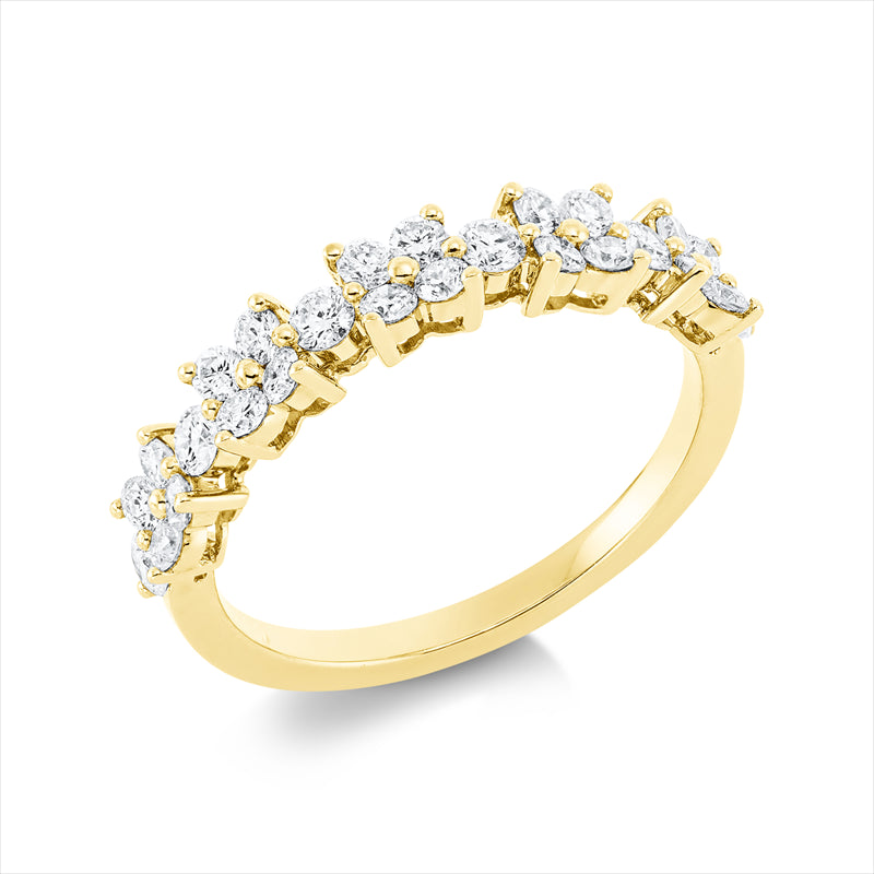 Ring - Moderner Schmuck aus Gold mit Diamanten - 1DS14