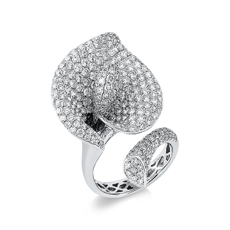 Ring    aus 750/-18 Karat Weißgold mit 272 Diamanten 4