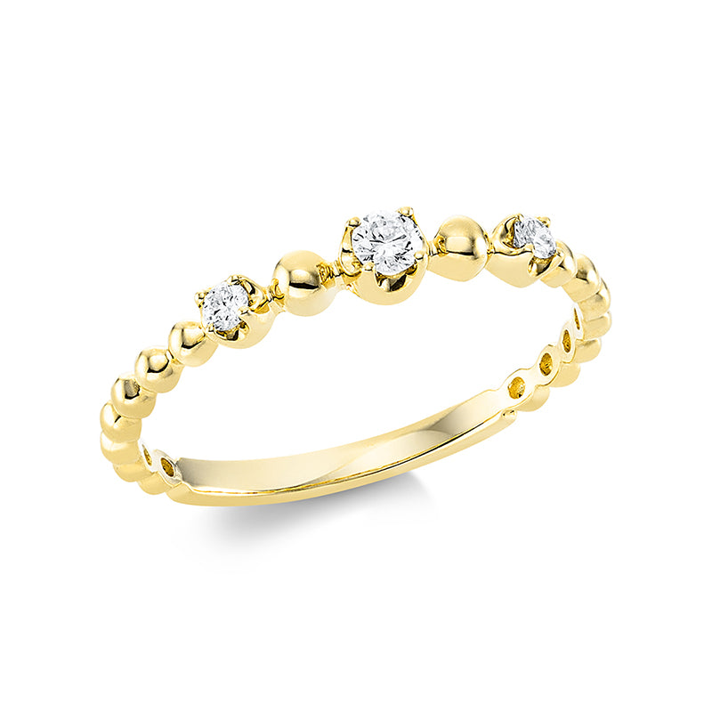 Ring - Moderner Schmuck aus Gold mit Diamanten - 1DX49