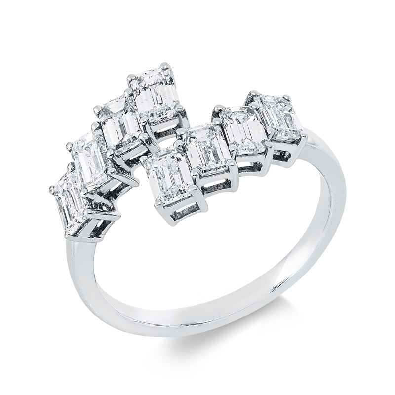 Ring mit Saphir  aus 585/-14 Karat Gelbgold mit 2 Diamanten 0