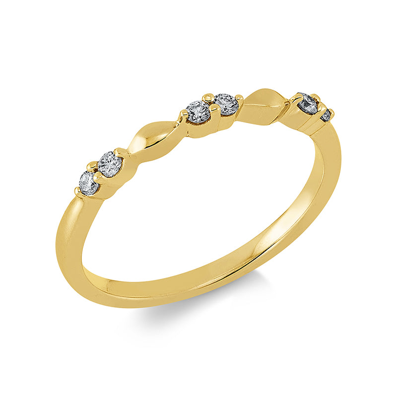 Ring - Moderner Schmuck aus Gold mit Diamanten, -Symbol - 1EC46