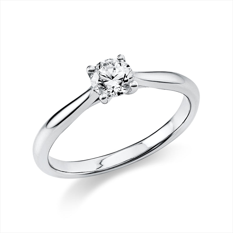 Ring    aus 950/-Platin Platin mit 1 Diamant 0