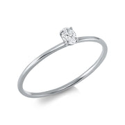 Ring - Solitaire aus Gold mit Diamant - 1EM43