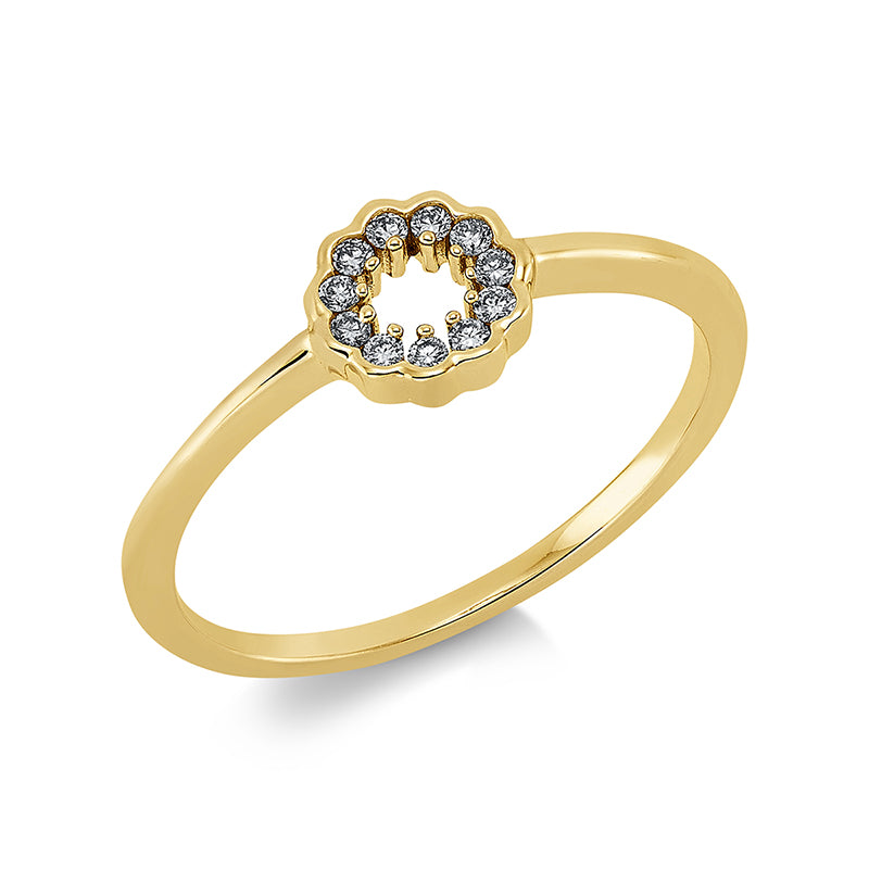 Ring - Moderner Schmuck aus Gold mit Diamanten - 1EN61