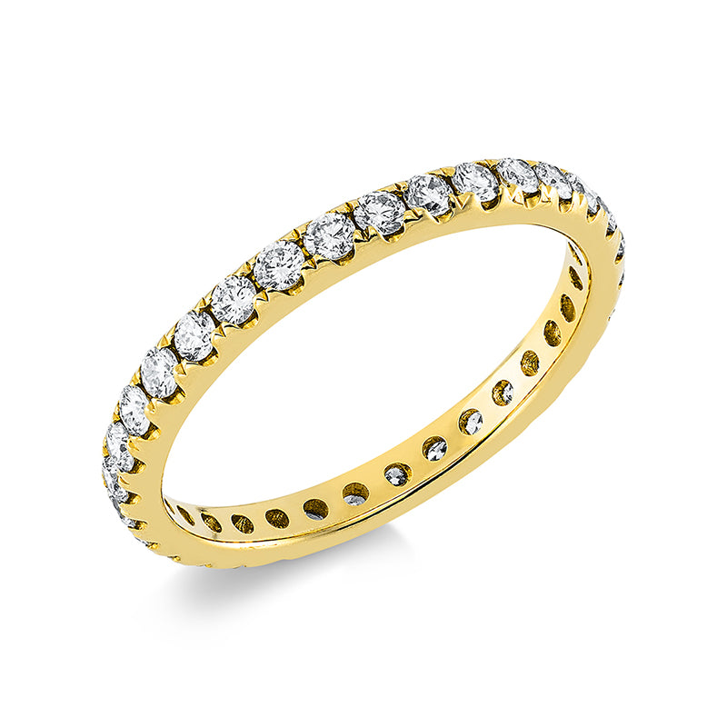 Ring    aus 750/-18 Karat Gelbgold mit 32 Diamanten 0