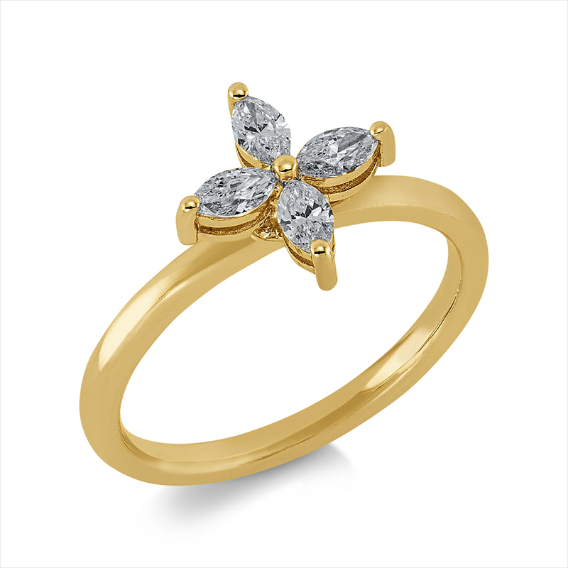 Ring - Moderner Schmuck aus Gold mit Diamanten - 1EP87